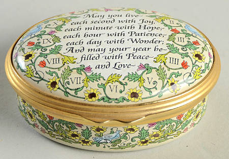 Halcyon Days Box May You Live Each Second With Joy - With Box Bx381