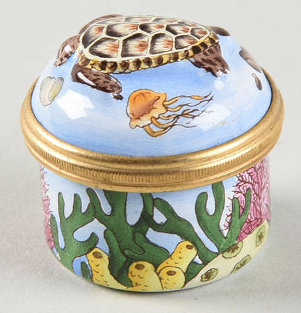 Halcyon Days Box Sea Turtle - Boxed