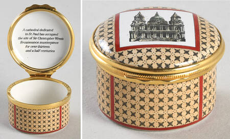 Halcyon Days Box St Paul's Cathedral - Sir Christopher Wr - No Box