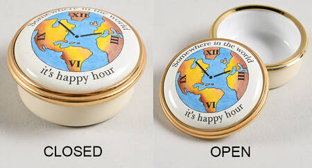 Halcyon Days Box Somewhere In The World It's Happy Hour - No Box