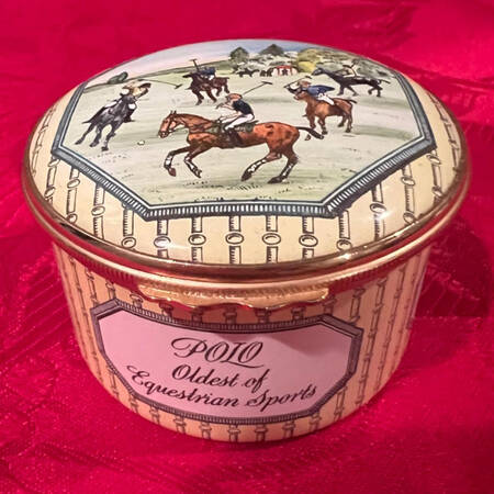 Halcyon Days Box Polo Oldest Equestrian Sport  - Boxed
