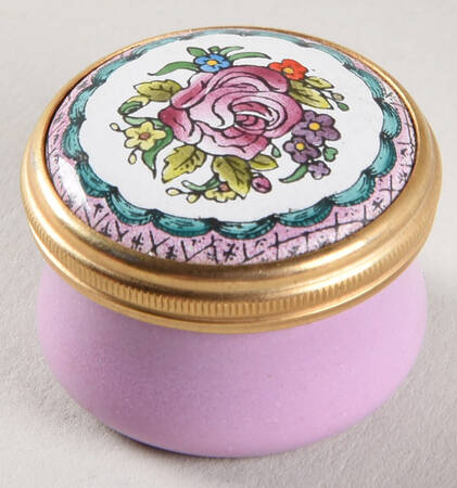 Halcyon Days Box Pink Flowers - Boxed