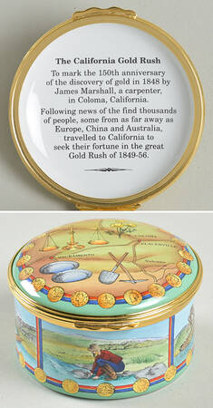 Halcyon Days Box The California Gold Rush - With Box