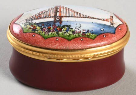 Halcyon Days Box Golden Gate Bridge - Boxed