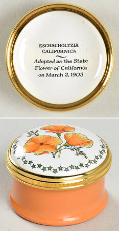 Halcyon Days Box California Poppy;Neiman Marcus - Boxed