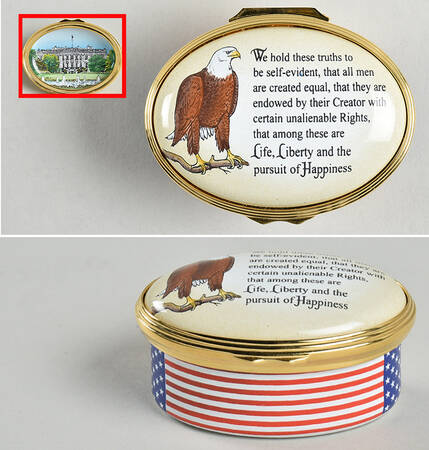 Halcyon Days Box Declaration Of Independence - Boxed
