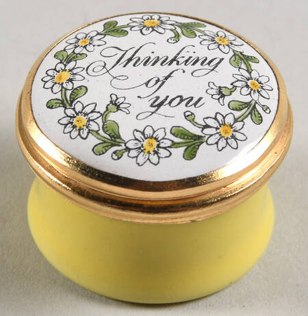 Halcyon Days Box Thinking Of You White Flowers - Boxed