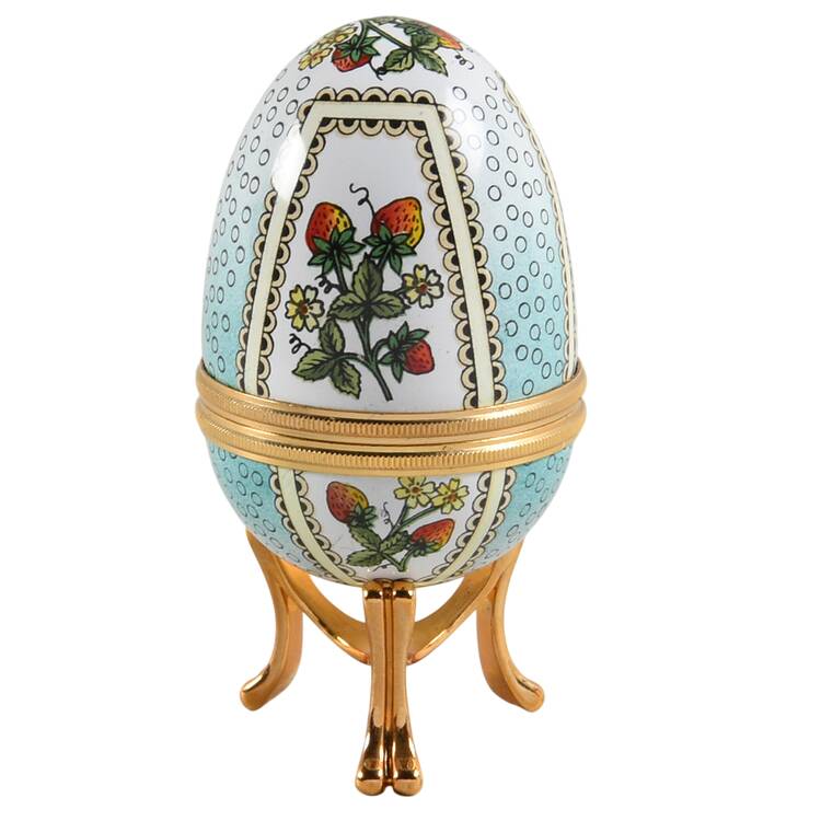 Halcyon Days Box May You Be Happy - Egg - With Box