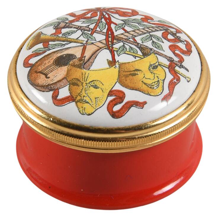 Halcyon Days Box Comedy And Tragedy Mask - Boxed