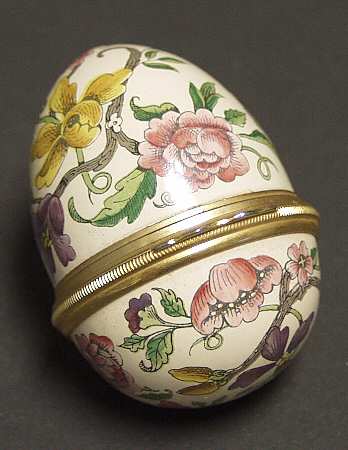 Halcyon Days Box Spring Flowers-Egg - Boxed