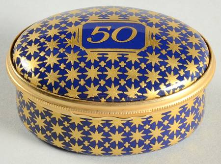 Halcyon Days Box 50th Anniversary - Boxed