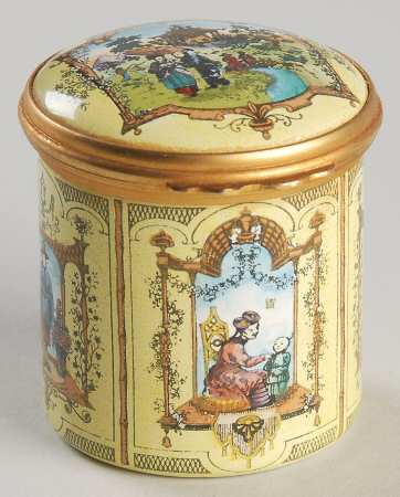 Halcyon Days Box Chinoiserie Box - Boxed