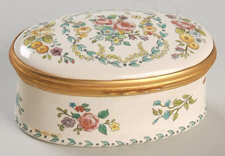 Halcyon Days Box Floral Box - Boxed