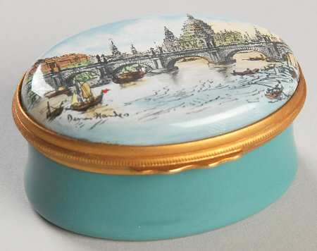 Halcyon Days Box Old Waterloo Bridge - Boxed