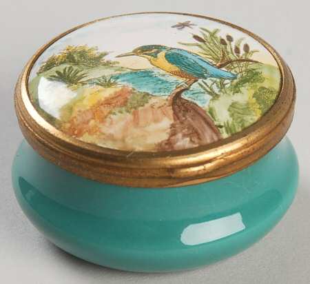 Halcyon Days Box Kingfisher - Boxed