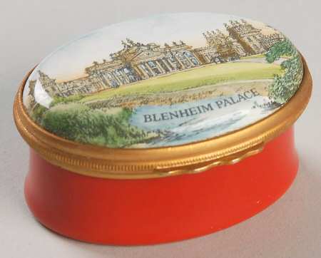 Halcyon Days Box Blenheim Palace - Boxed