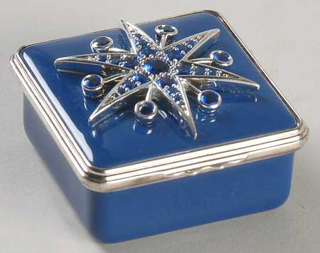 Halcyon Days Box The Star-Sapphires On Midnight Blue - Boxed