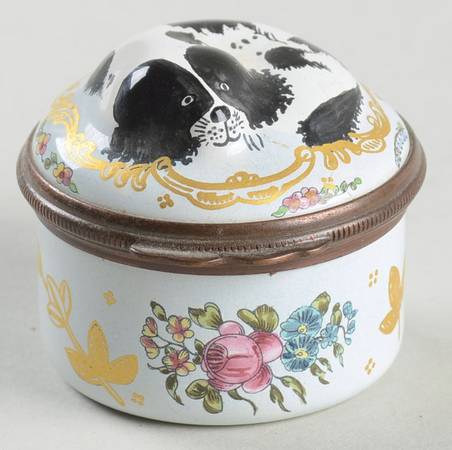 Halcyon Days Box King Charles Spaniel-Black - Boxed