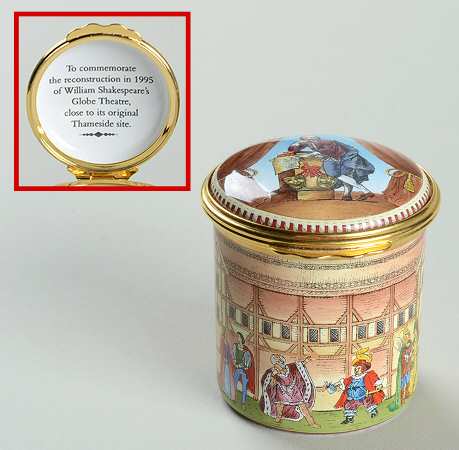 Halcyon Days Box Shakespeare & Globe Theater - Boxed