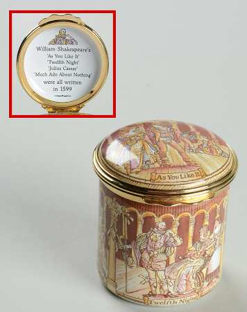 Halcyon Days Box Shakespeare-Plays Of 1599 - Boxed