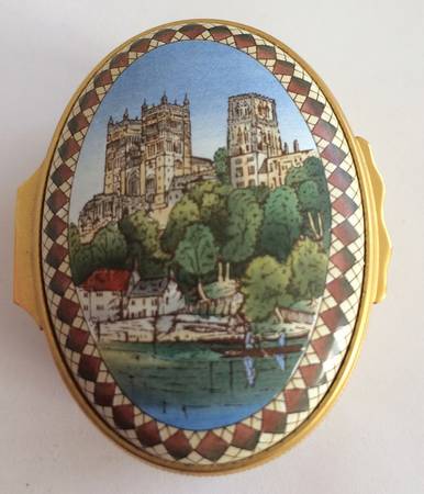 Halcyon Days Box Durham Cathedral Anniversary - With Box