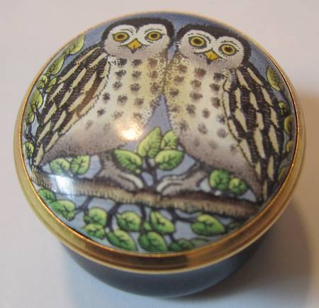 Halcyon Days Box Owls - Boxed