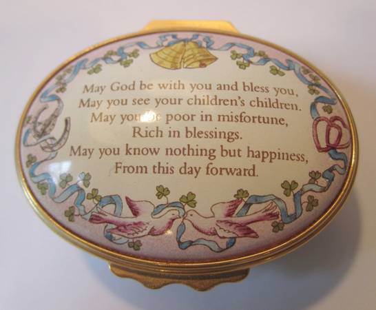 Halcyon Days Box May God Be With You - With Box