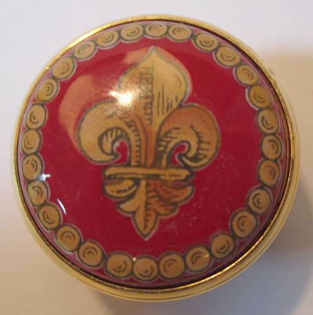 Halcyon Days Box Fleur De Lis - Boxed