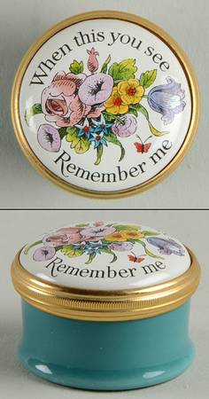 Halcyon Days Box When This You See Remember Me - No Box
