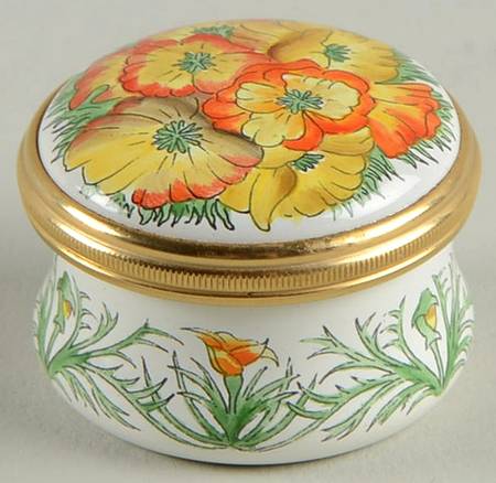 Halcyon Days Box Poppies Flowers-Port O'Call Pasadena - Boxed