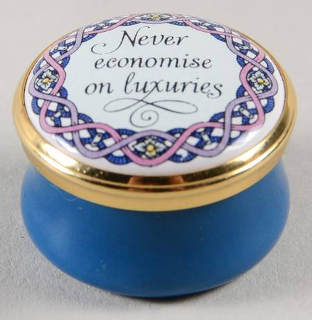 Halcyon Days Box Never Economise On Luxuries - No Box