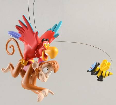 Aladdin and The King of Thieves Iago, Abu And The Genie - Boxed