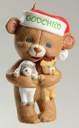 1998 Hallmark Christmas Ornaments Godchild - Boxed