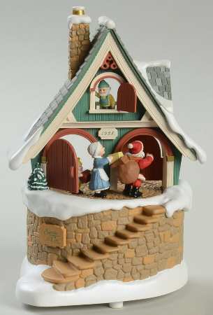 1998 Hallmark Christmas Ornaments Santa's Merry Workshop - Boxed