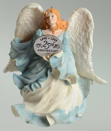 1998 Hallmark Christmas Ornaments Joyful Messenger 25th Anniversary - Boxed