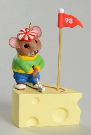 1998 Hallmark Christmas Ornaments Puttin' Around - Boxed