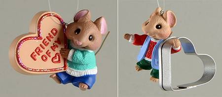 1998 Hallmark Christmas Ornaments Friend Of My Heart - Boxed