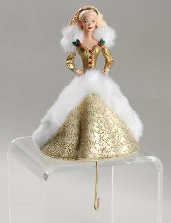 Happy Holidays Barbie Happy Holidays-Gold Stocking H - With Box