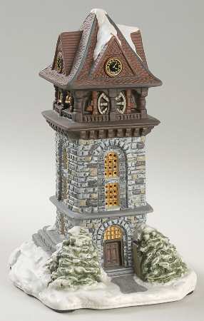 Rockwell's Holiday Memories: Stockbridge The Bell Tower - Boxed
