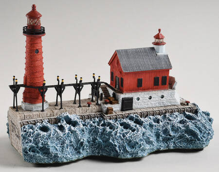 Great Lighthouses of the World Grand Haven, Mi - Boxed
