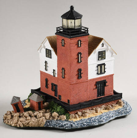 Great Lighthouses of the World Round Island, Mi - Boxed