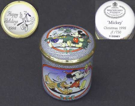 Disney Christmas Box 1998 Mickey - Boxed