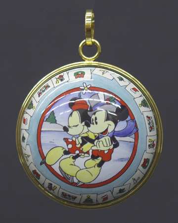 Disney Christmas Ornament Skating - Boxed