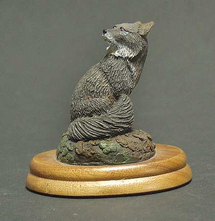 Deaton Wildlife Miniatures Gray Fox - Boxed