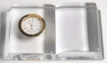 Hoya Timepiece Clocks Open Book Clock - Boxed