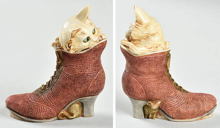Treasure Jests Cats White Heather - Boxed