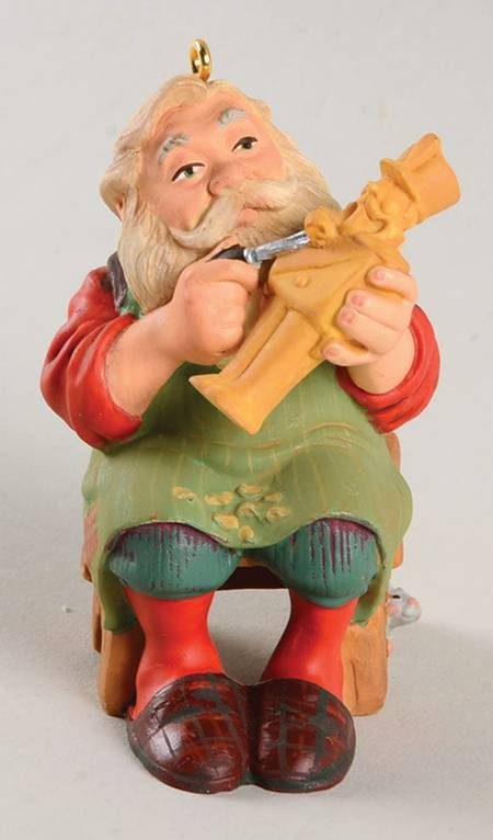 2001 Hallmark Christmas Ornaments Carving Santa - Boxed