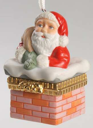 2001 Hallmark Christmas Ornaments Santa's Sweet Surprise - Boxed