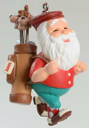 2001 Hallmark Christmas Ornaments Santa's Day Off - Boxed