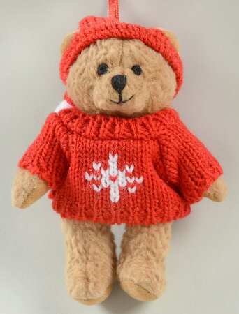 2001 Hallmark Christmas Ornaments Ready Teddy - Boxed